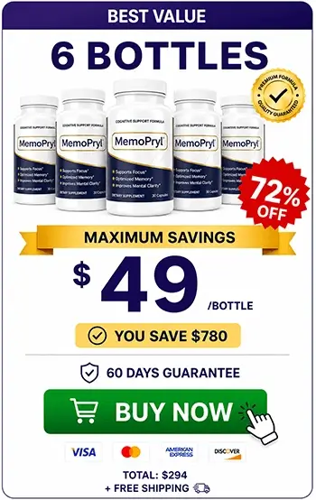 Memopryl 6-bottle supply pack — best value