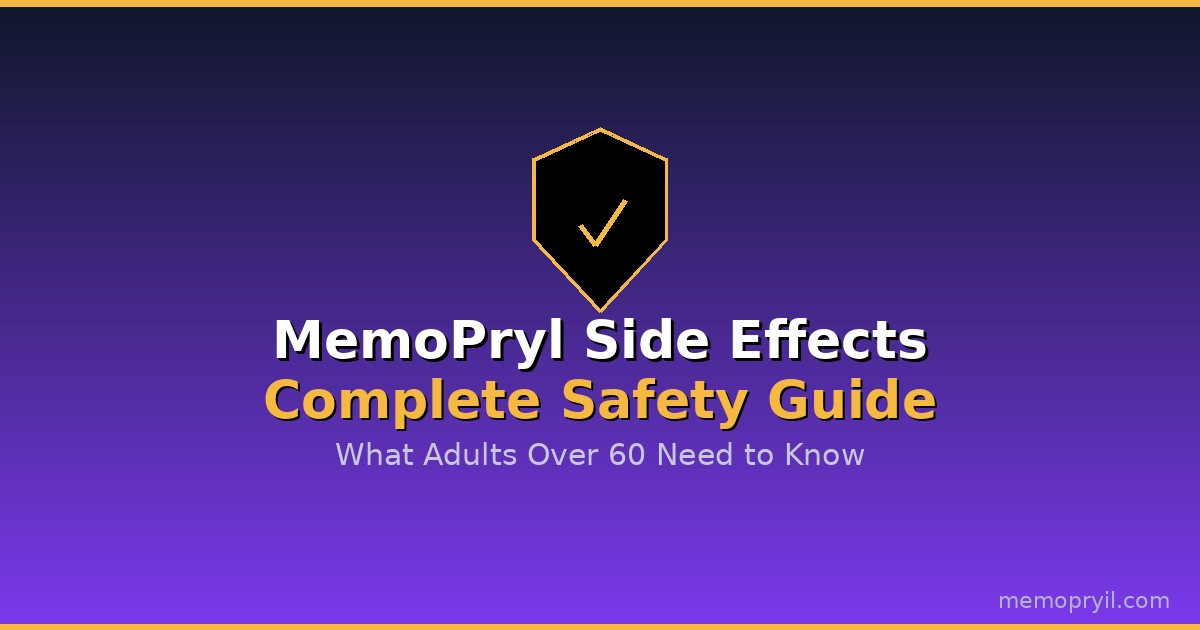 MemoPryl side effects safety guide — what adults over 60 need to know