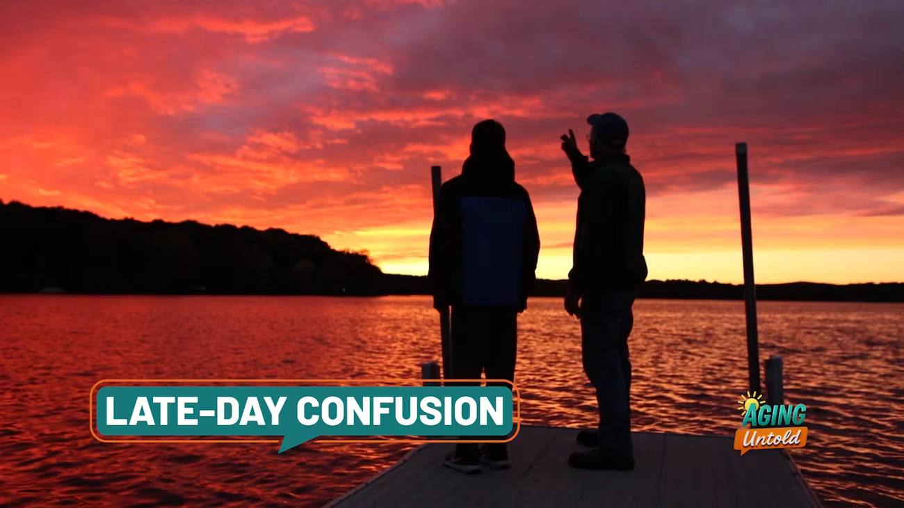 Senior memory loss sundowning evening confusion